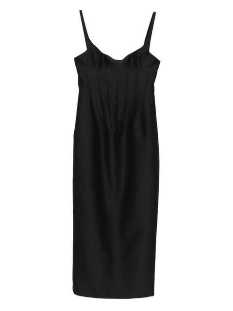 KHAITE Lotte midi dress - Black - zdjęcie produktu nr 1