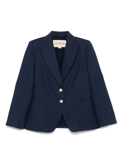 Valentino Garavani single-breasted blazer - Blue - zdjęcie produktu nr 1