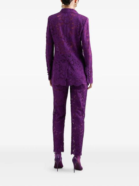 Dolce & Gabbana DNA lace-detailing blazer - Purple - zdjęcie produktu nr 2
