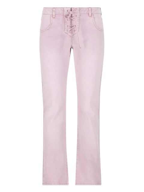 ISABEL MARANT lace-up jeans - Pink - zdjęcie produktu nr 1