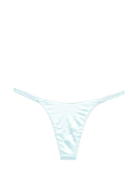 Isa Boulder weave side bikini bottom - Blue - zdjęcie produktu nr 2