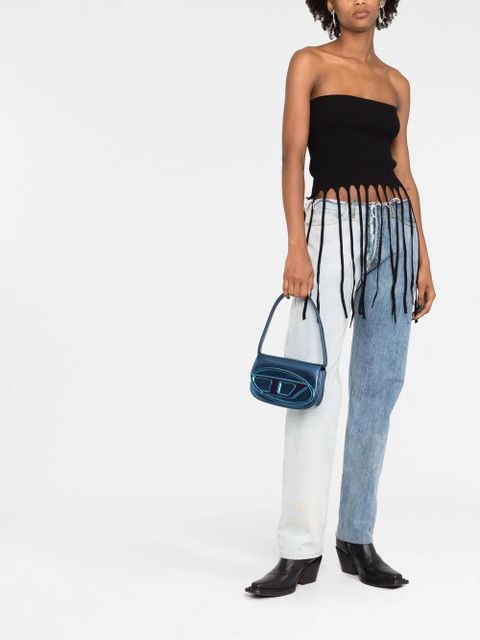 Diesel 1DR leather shoulder bag - Blue - zdjęcie produktu nr 2