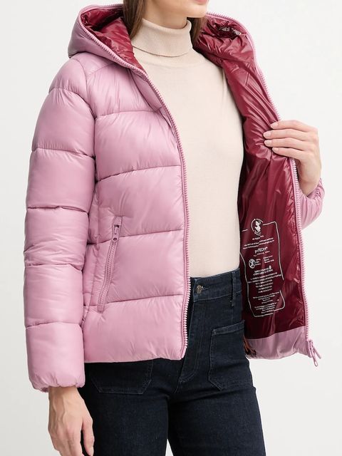 Save The Duck kurtka LOIS kolor różowy zimowa D38090W.LOVE21