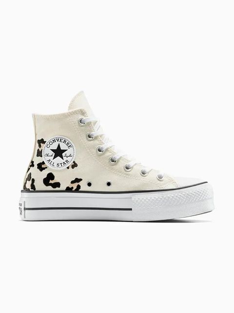 Converse trampki Chuck Taylor All Star Lift kolor beżowy A14936C - zdjęcie produktu nr 1