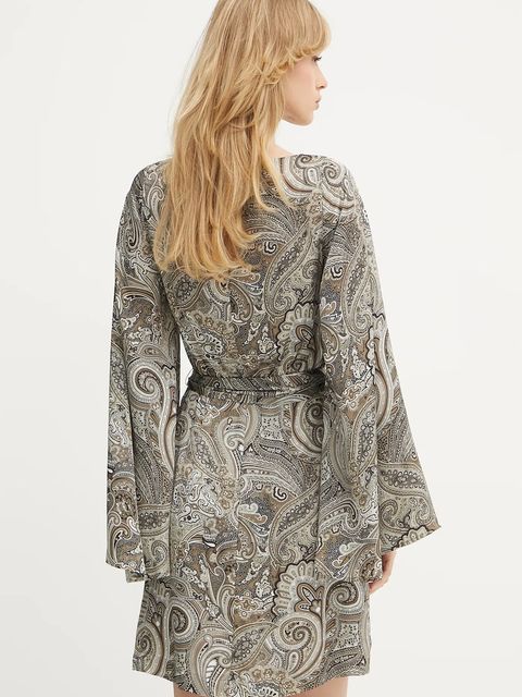 Marciano by Guess sukienka LOREDANA kolor brązowy mini prosta 5YGK40 7298A