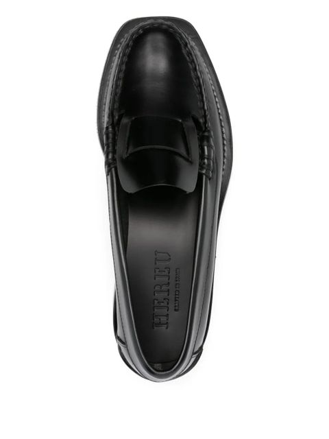Hereu leather penny loafers - Black