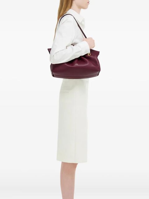 Ferragamo medium soft double-Gancini shoulder bag - Red - zdjęcie produktu nr 2