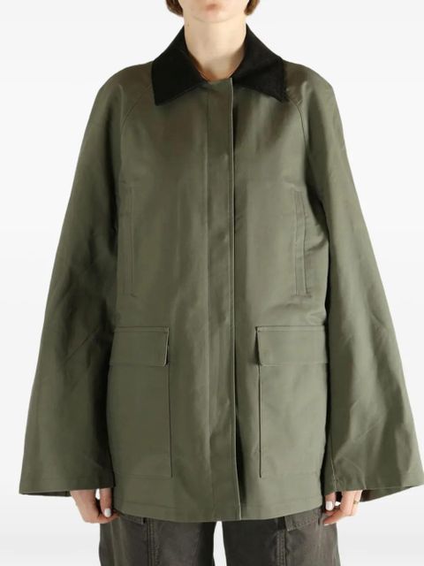 TOTEME Summer Country collared pocket jacket - Green