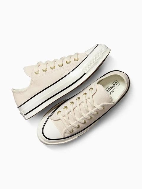 Converse tenisówki zamszowe Chuck 70 kolor beżowy A13829C