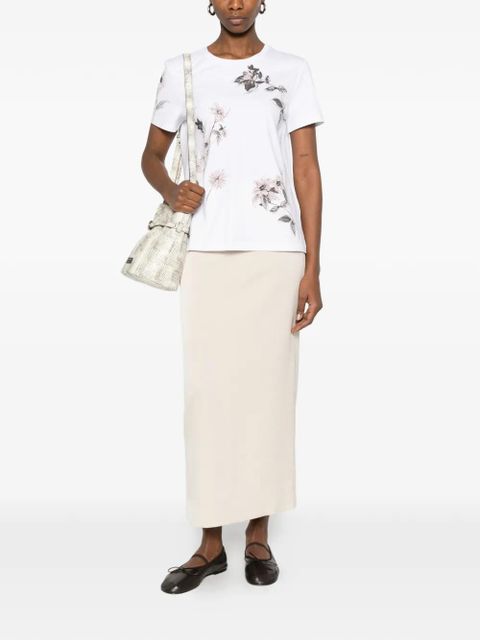 Max Mara floral print T-shirt - White - zdjęcie produktu nr 2