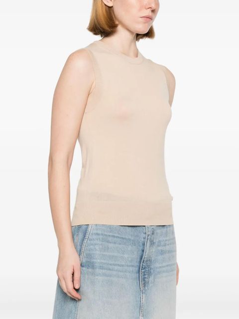Chloé sleeveless wool jumper - Neutrals