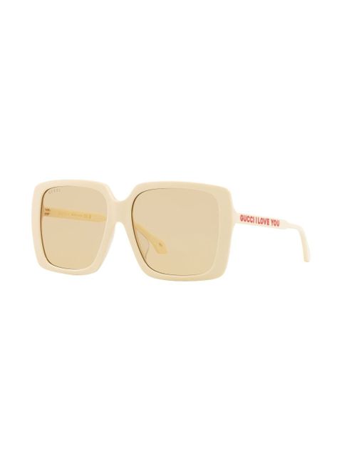 Gucci Eyewear square-frame sunglasses - White