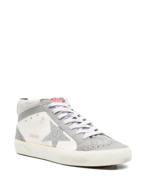 Golden Goose Mid Star lace-up sneakers - White