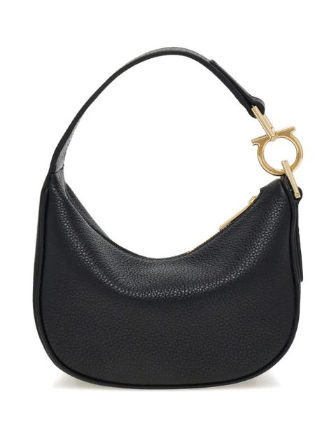 Ferragamo mini leather tote bag - Black - zdjęcie produktu nr 2