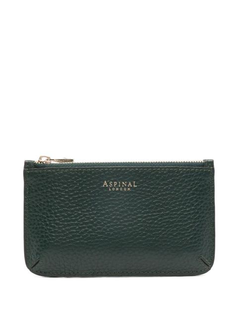 Aspinal Of London pebble card coin holder - Green - zdjęcie produktu nr 1