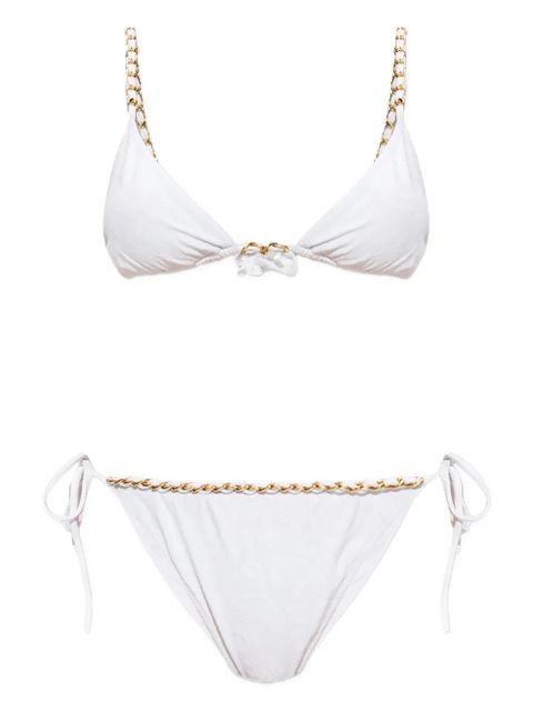 Balmain chain-embellished bikini - White - zdjęcie produktu nr 1
