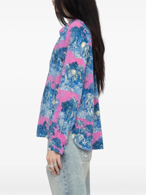 Zadig&Voltaire graphic-print shirt - Pink