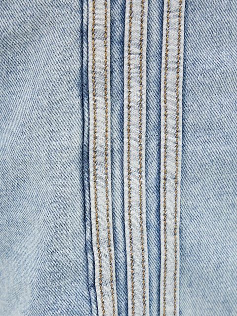 adidas Originals ogrodniczki jeansowe Pride x Jeremy Scott kolor niebieski JY2022