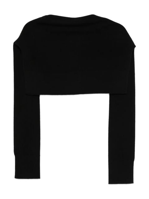 TOTEME sleeve cashmere scarf - Black - zdjęcie produktu nr 2