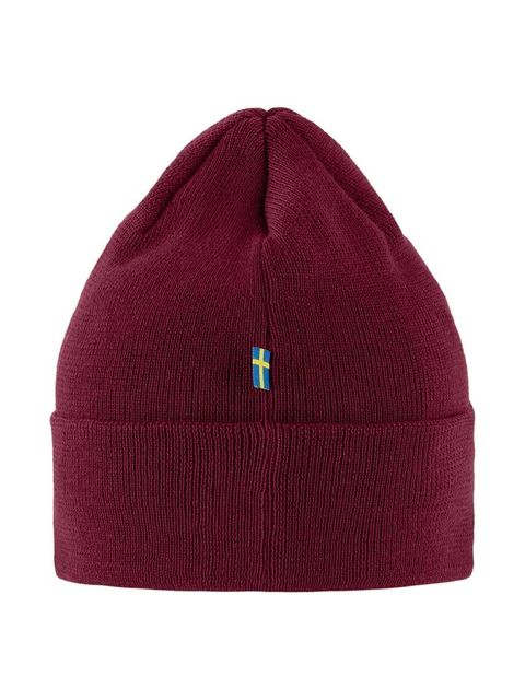 Fjallraven czapka Vardag Classic kolor bordowy