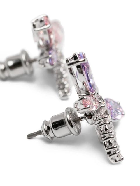 Swarovski x Ariana Grande dragonfly crystal earrings - Silver