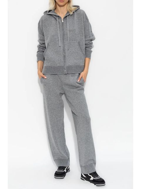 Gucci logo zip-up sweatshirt - Grey - zdjęcie produktu nr 2