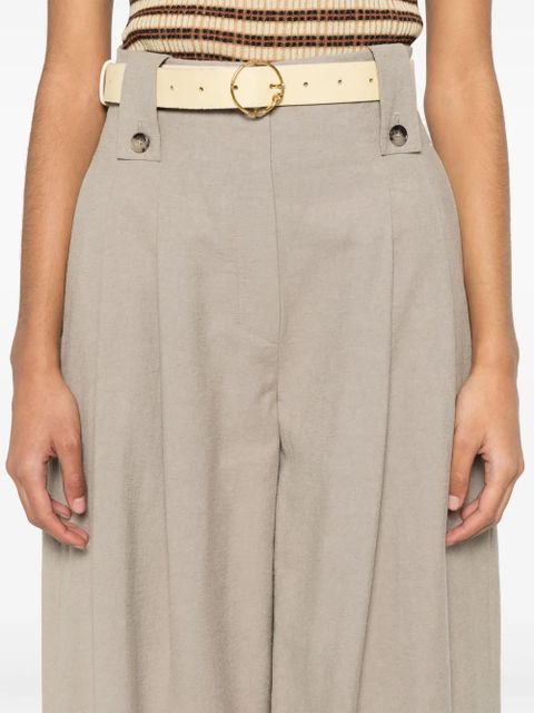 Nanushka pleated wide-leg trousers - Grey