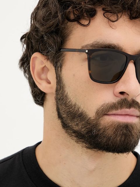 Saint Laurent okulary przeciwsłoneczne kolor brązowy SL 851