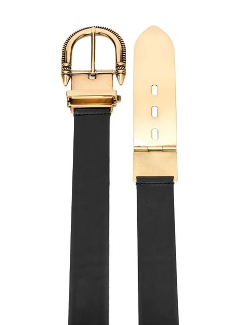 ETRO buckle-fastened leather belt - Black - zdjęcie produktu nr 2