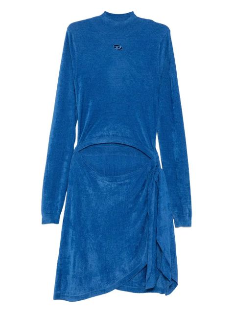 Diesel mock-neck tie-front dress - Blue - zdjęcie produktu nr 1