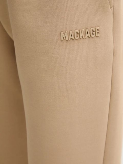 MACKAGE spodnie dresowe damskie kolor beżowy gładkie NEV.R