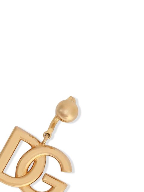 Dolce & Gabbana DG-logo drop earrings - Gold - zdjęcie produktu nr 2