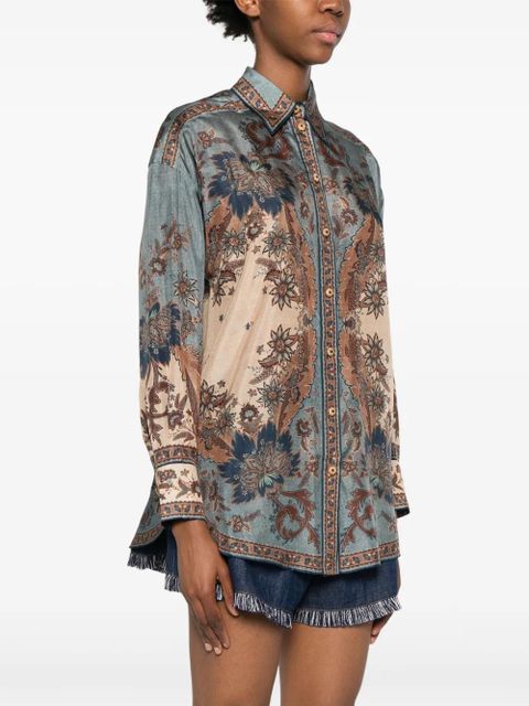 ZIMMERMANN Ascension shirt - Blue