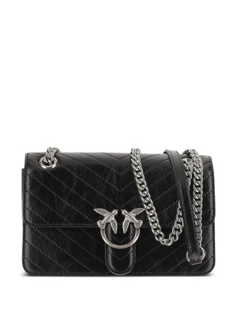 PINKO Classic Love quilted shoulder bag - Black - zdjęcie produktu nr 1