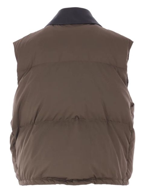 Miu Miu quilted gilet - Green