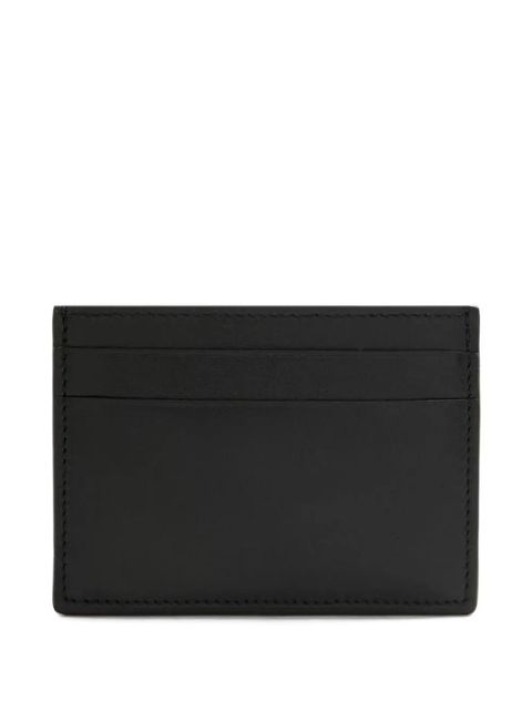 LOEWE logo-embossed leather card holder - Black - zdjęcie produktu nr 2