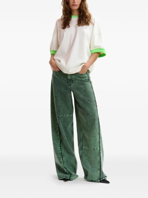 Essentiel Antwerp contrast-trim T-shirt - Neutrals - zdjęcie produktu nr 2