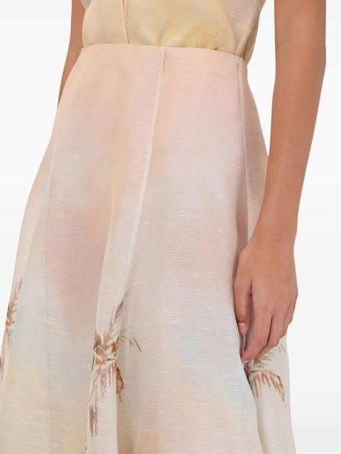 ZIMMERMANN Illuminate maxi skirt - Pink