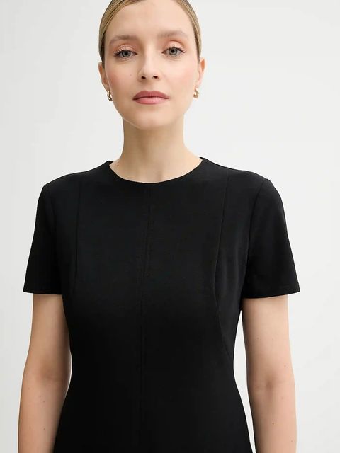 Calvin Klein sukienka kolor czarny mini rozkloszowana LV044C064G - zdjęcie produktu nr 2