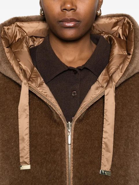 Max Mara Olivia hooded coat - Brown