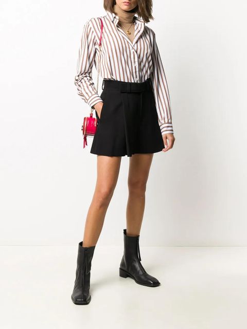 Chloé high-waist pleated shorts - Black - zdjęcie produktu nr 2