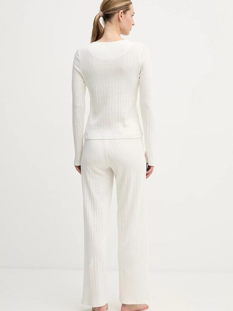 Polo Ralph Lauren piżama bawełniana damska kolor beżowy bawełniana 4P0235