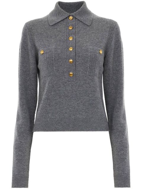 Chloé wool-cashmere polo-neck jumper - Grey