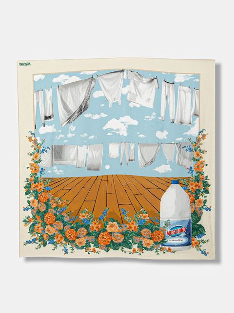 Moschino chusta jedwabna - zdjęcie produktu nr 1