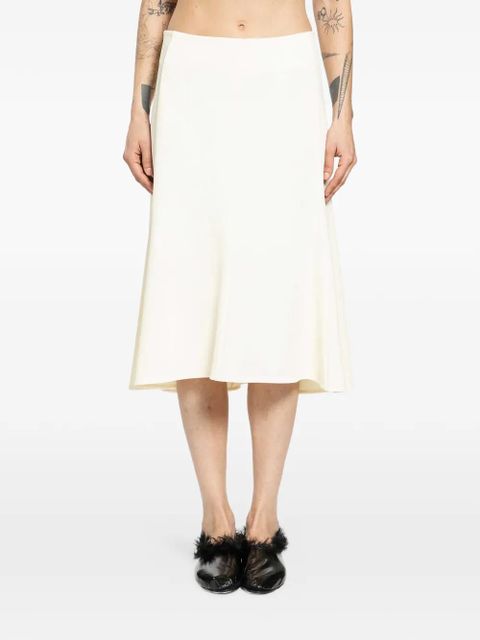 Jil Sander A-line midi skirt - Neutrals - zdjęcie produktu nr 1