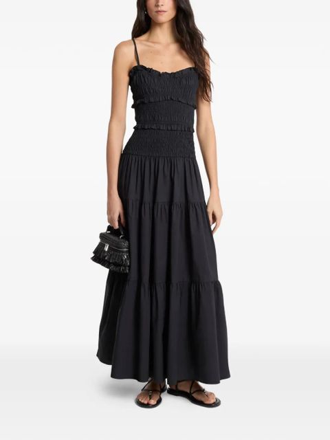 Michael Kors smocked tiered dress - Black - zdjęcie produktu nr 1