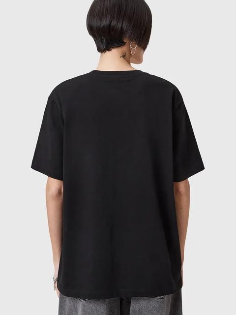 AllSaints t-shirt bawełniany DAWN damskie kolor czarny W016JC