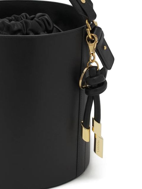 Lanvin leather bucket bag - Black
