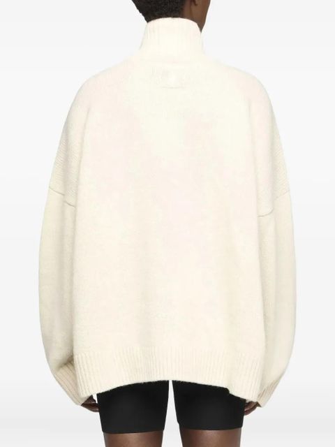 JW Anderson panelled high-neck sweater - Grey