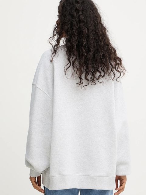 Rotate bluza bawełniana damska kolor szary z aplikacją 1158341473